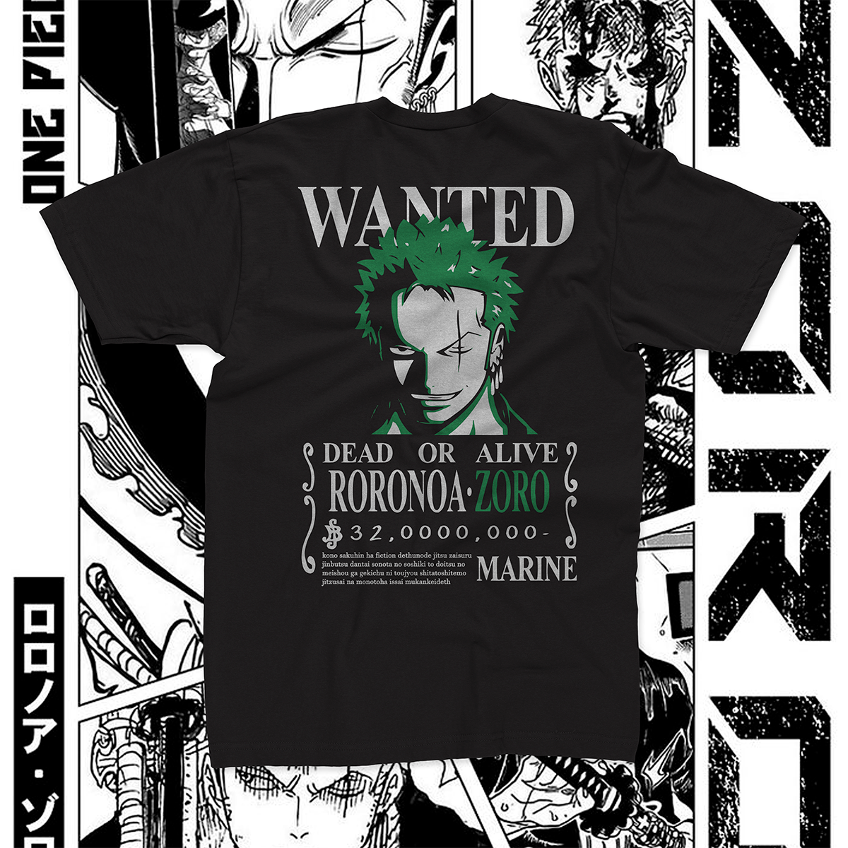 RORONOA ZORO — “Se Busca: Espadachín Legendario”