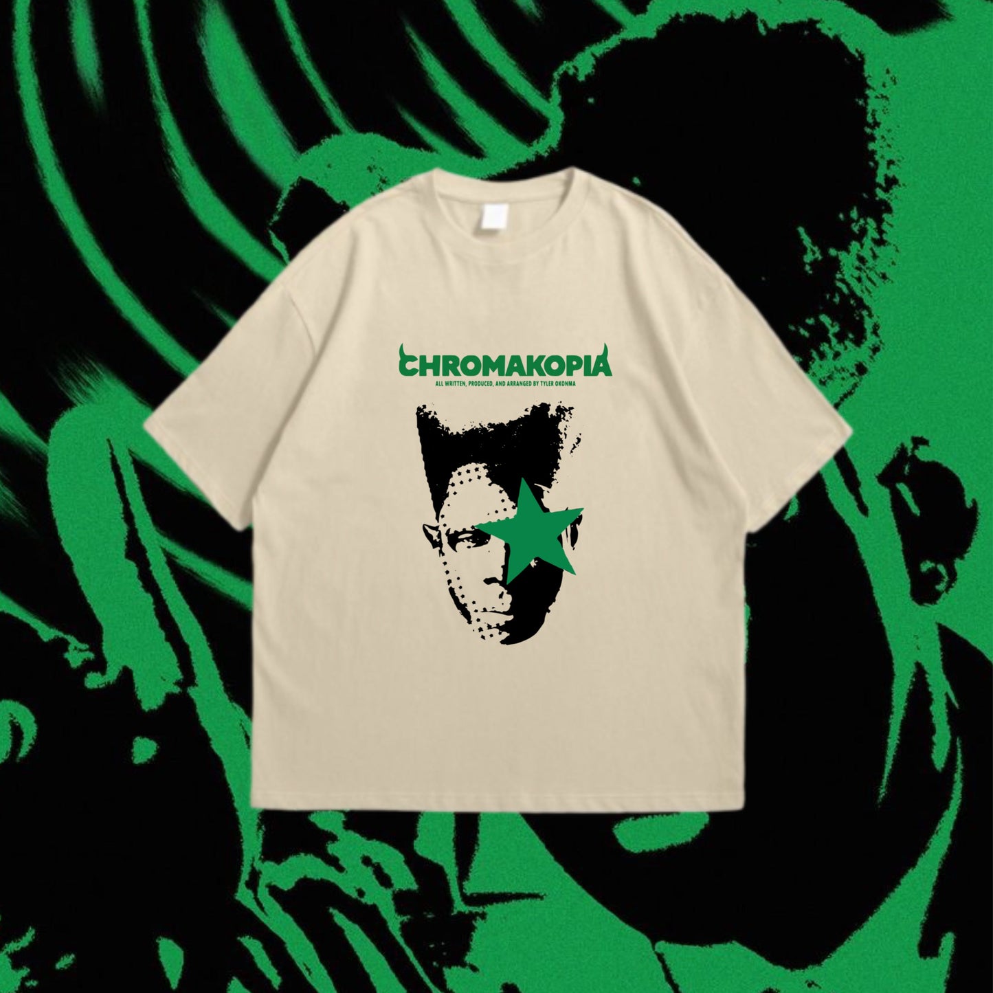 Playera Tyler, The Creator – Chromakopia Face Front