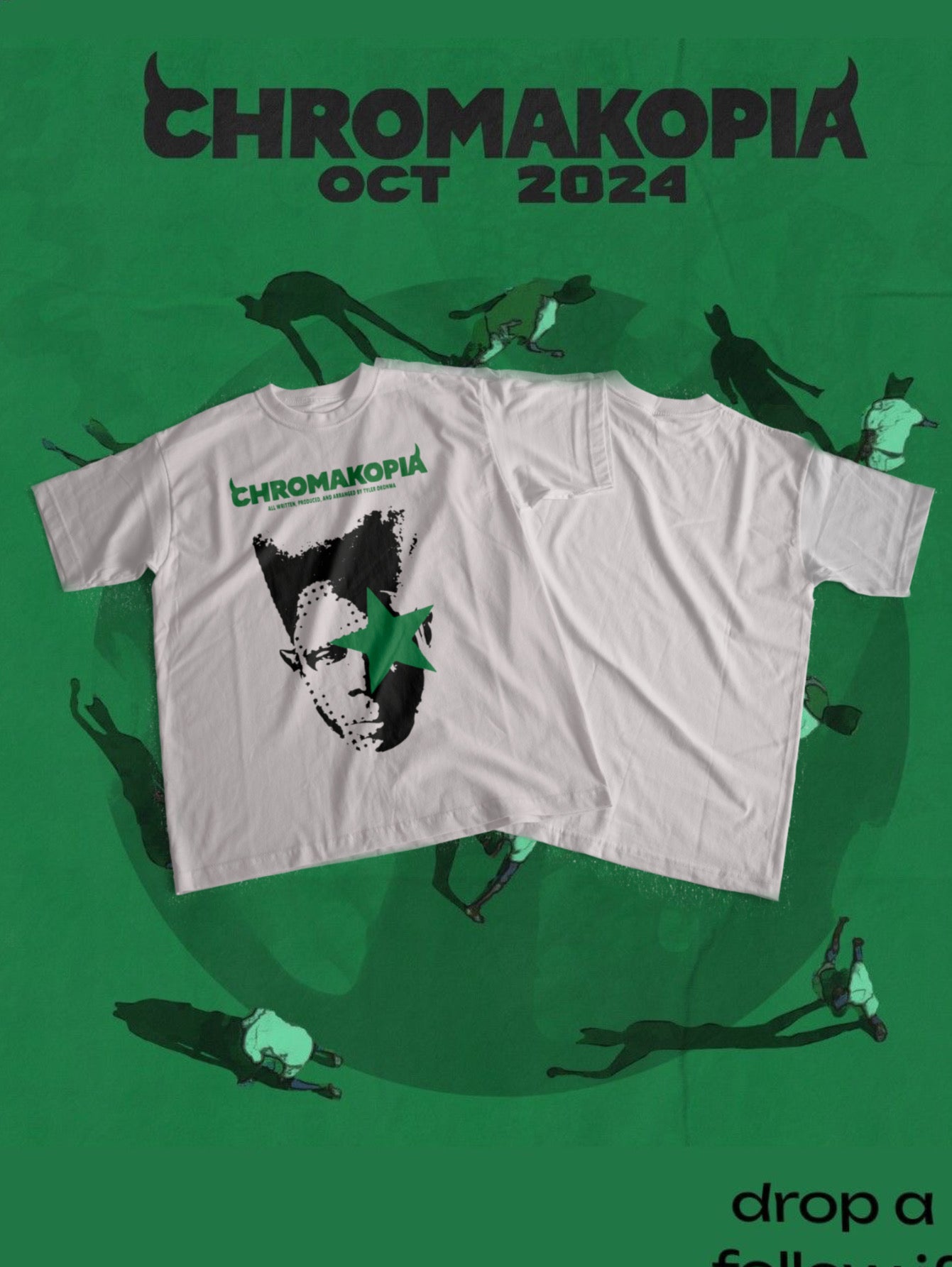 Playera Tyler, The Creator – Chromakopia Face Front